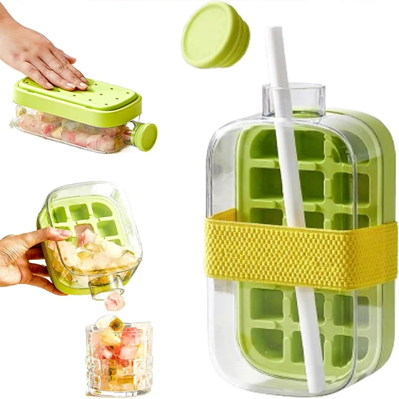 Ice Cube Freeze Bottle 2 in 1