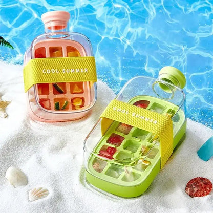 Ice Cube Freeze Bottle 2 in 1