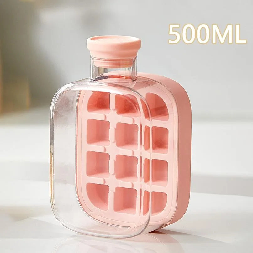 Ice Cube Freeze Bottle 2 in 1