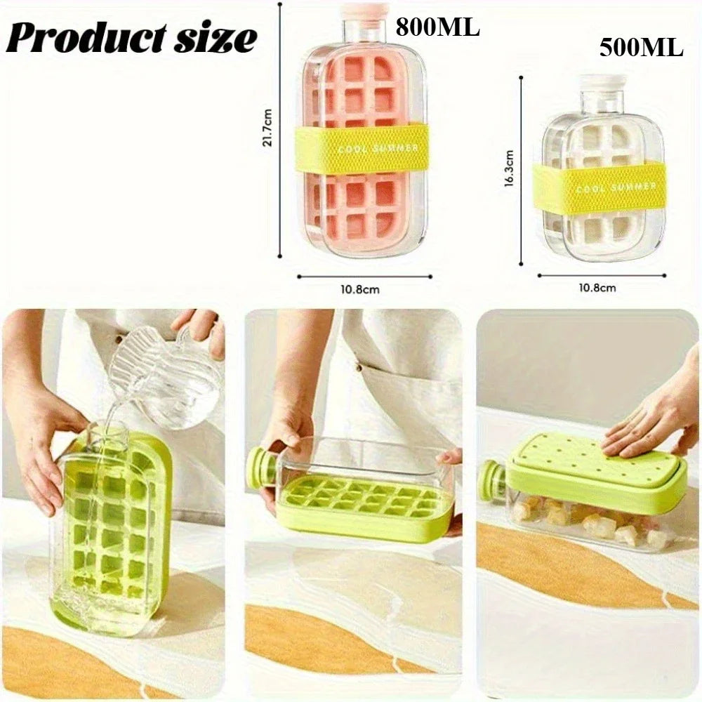Ice Cube Freeze Bottle 2 in 1